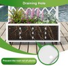 Iron Rectangular Planting Box With Climbing Frame,Raised Garden Bed With Trellis - 3 of 4