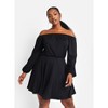 Rebdolls Women's Evelyn Off Shoulder Mini Skater Dress - 2 of 3