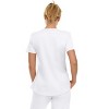 Medichic Scrubs Women's V-Neck Notch Fashion Stretch Scrub Top with Two Pockets, Flex Easy Care Fabric - 2 of 4