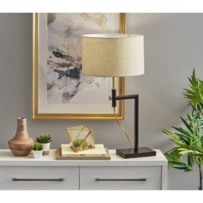 Adjustable Bronze Mid-Century Modern Table Lamp