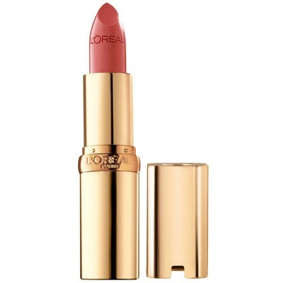 L'Oreal Paris Colour Riche Original Satin Lipstick For Moisturized Lips - 444 Tropical Coral - 0.13oz