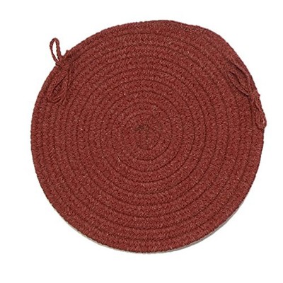 Colonial Mills Bristol Chair Pad, Rosewood