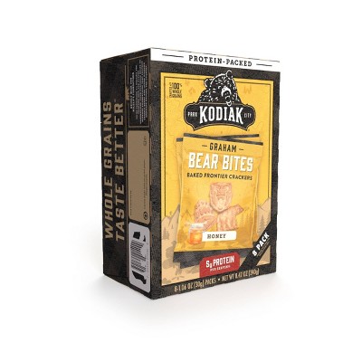 Kodiak Cakes Bear Bites Honey Graham Crackers - 8.47oz