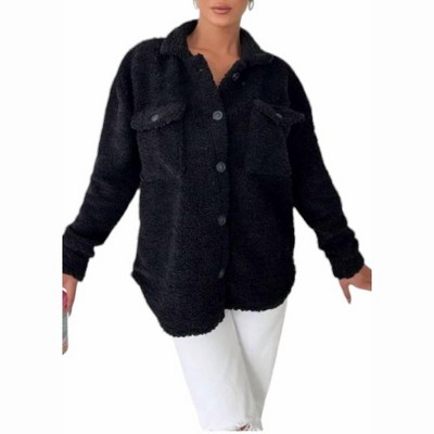 Women's Teddy Bear Coat - SHE + SKY