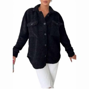 Women's Teddy Bear Coat - SHE + SKY - 1 of 4