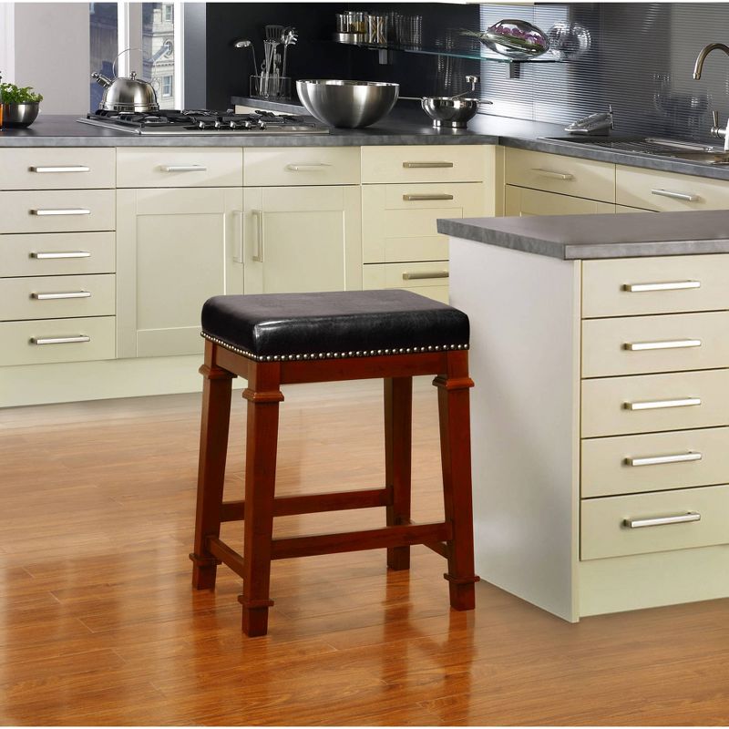 Kennedy Backless Counter Height Barstool Wood - Linon, 4 of 11