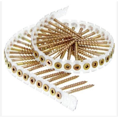 SENCO 08F300Y 8-Gauge 3 in. Collated Flooring Screws (800-Pack)