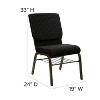 Emma and Oliver 18.5"W Church/Reception Guest Chair with Book Rack - 4 of 4