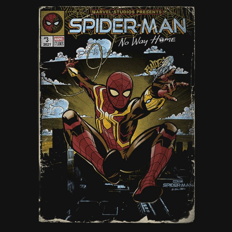 Girl's Marvel Spider-Man: No Way Home Comic Book Cover T-Shirt, 2 of 5