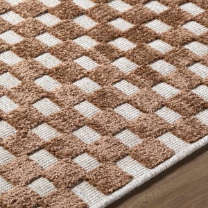 Hauteloom Anthea White Washable Area Rug - 1 of 4