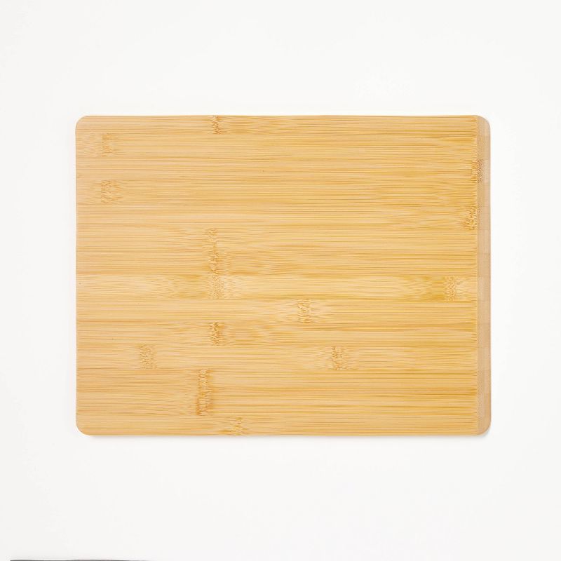 10&#34;x13&#34; Reversible Bamboo Cutting Board Natural - Figmint&#8482;, 4 of 8