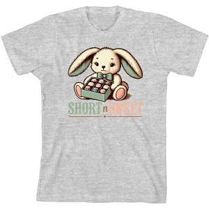 Short N Sweet Boy's Crew Neck Short Sleeve Tee - 1 of 2