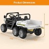 24V Electric Child Ride-On Dumper, 2-Seater 6-Wheel RC Vehicle, ASTM Approved Child Ride-On Toy Vehicle w/ Parental Controls & Music - 2 of 4