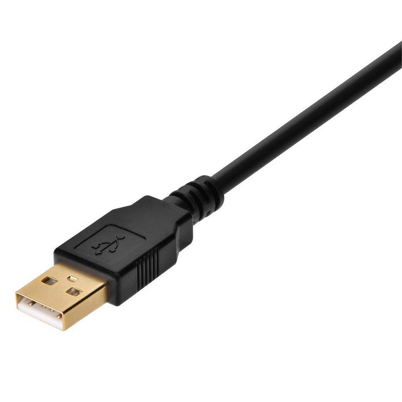 Monoprice USB 2.0 Cable - 3 Feet - Black | USB Type-A Male to USB Mini Type-B 5-Pin, 28/24AWG, Gold Plated For Digital Camera, Cell Phones, PDAs, MP3, 2 of 7