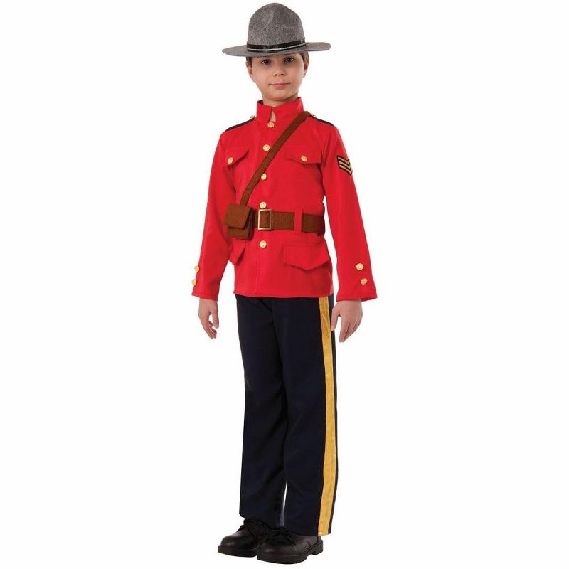 Canadian Royal Mountie Uniform Child Costume, 1 of 2