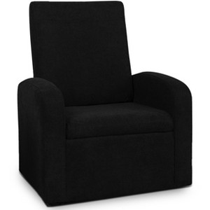 Stash Comfy Kids Sofa Chair Cute toddler chair with toy storage chest for boys and girls Black Uncaged Ergonomics - 1 of 4