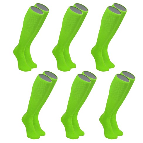 Neon green soccer socks hotsell