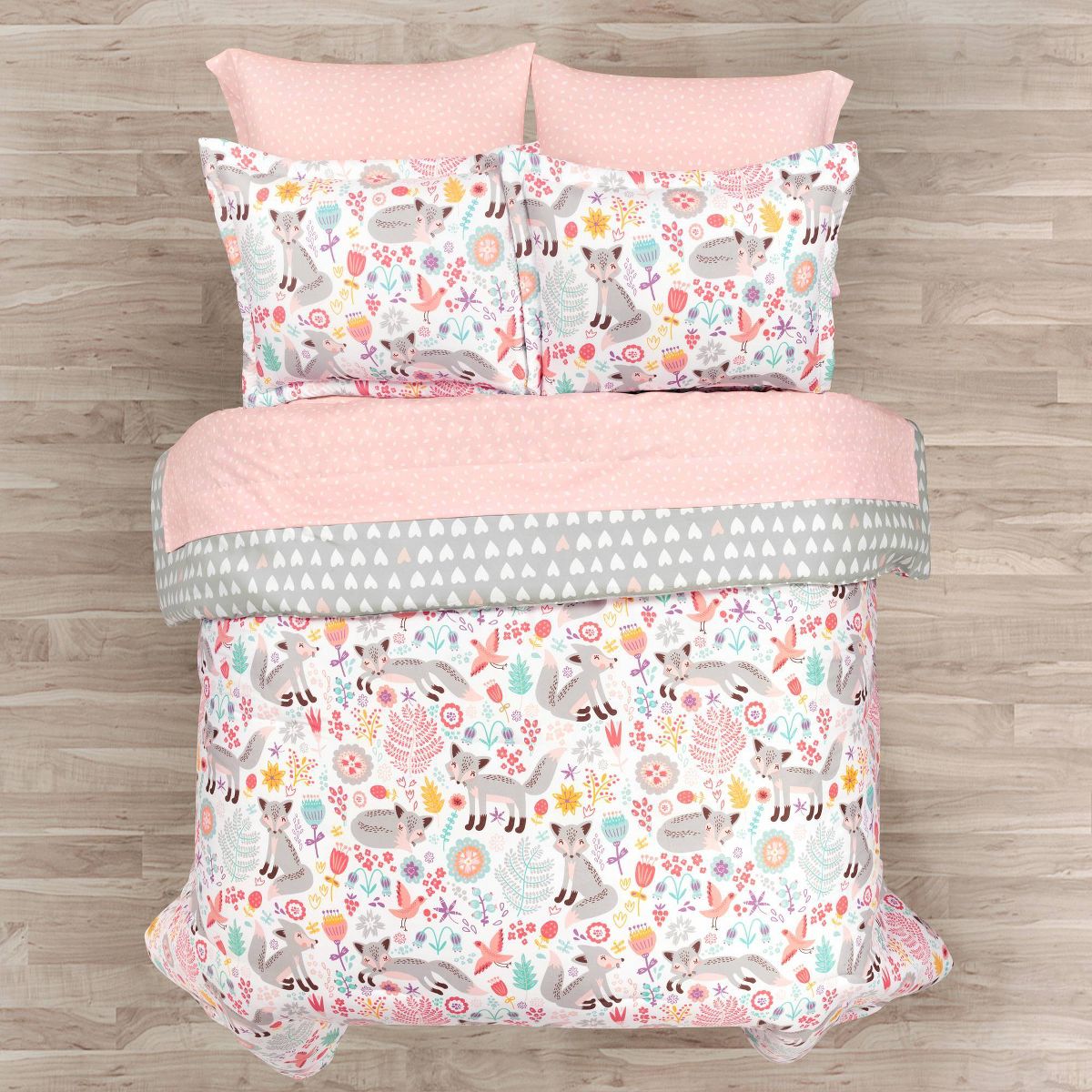 Kids' Pixie Fox with Sheet Comforter Set - Lush Décor - thumbnail 2