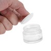Unique Bargains Transparent Cream Glass Bottle for Bathroom 1 Pc - 3 of 4