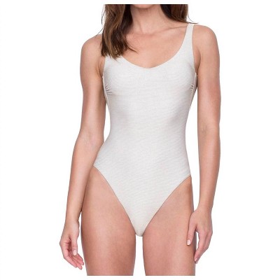 Women's High Leg Textured Underwire One Piece Swimsuit - Gottex