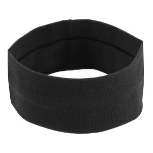 Unique Bargains Cotton Sweatbands Stretchy Moisture Wicking Headband for Sports 1 PCS - 1 of 4