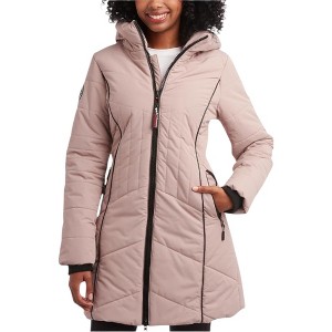 Canada Weather Gear Women's Puffer Jacket with Hood and Faux Fur Trim - Cozy Long Winter Coats for Women (S-XL) - 1 of 4
