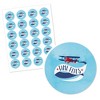 Big Dot of Happiness Taking Flight - Airplane - Vintage Plane Baby Shower or Birthday Party Circle Sticker Labels - 24 Count - 2 of 4
