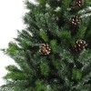 Northlight Snowy Delta Pine with Pinecones White Tipped Artificial Christmas Tree - 7' - Unlit - 3 of 4