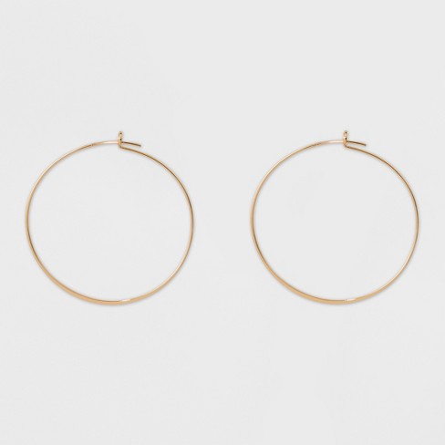 Small gold deals hoop earrings target