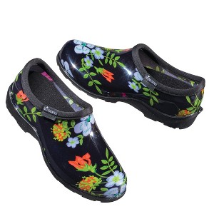 Collections Etc Meadow Sloggers Outdoor Waterproof Garden Shoes - 1 of 4