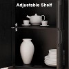 TackView 5-Tier Book case with Cabinet, 68.7" Tall Farmhouse Book Shelf with Storage Doors,Wooden 5 Shelf Case for Home Office - 4 of 4