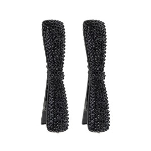 Unique Bargains Fashion Wavy Rectangle Hair Clips Hairdo Clip 1 Pair - 1 of 4