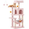 Feandrea 44.1'' /56.3" Cat Tree Tower for Indoor Cats ,Multi-Level Cat Condo Cat Furniture with Scratching Posts - 2 of 4