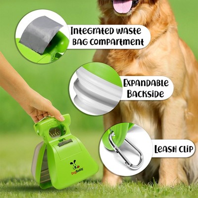 DogBuddy Medium Kiwi Portable Pooper Scooper with Bag Attachment