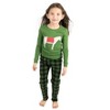 Leveret Kids Pajamas Cotton Top and Fleece Pants - 2 of 3