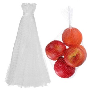 Unique Bargains Seafood Vegetable Grocery Shopping Stretchable Reusable Mesh Produce Bags 100 Pcs - 1 of 4