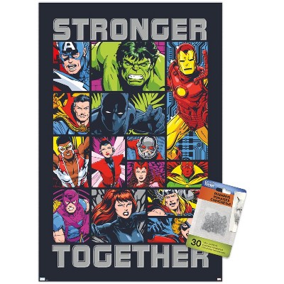 Trends International Marvel Avengers: Beyond Earth's Mightiest - Stronger Together Unframed Wall Poster Prints