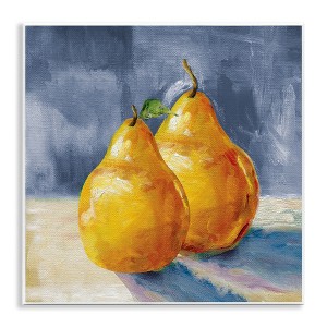 Stupell Industries Classic Yellow Pears Delicious Fruit Still Life Wall Plaque Art - 1 of 4