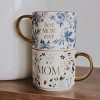 Sweet Water Decor Mom Floral Gold Handle Coffee Mug -17oz - 3 of 3