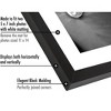 Americanflat 11x14 Collage Frame-Displays Two 5x7 inch Portrait Pictures, Black - 3 of 4