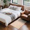 Modern Abstract Rug Washable Rug Non Slip, Low Pile Thin Foldable Mat - 2 of 4
