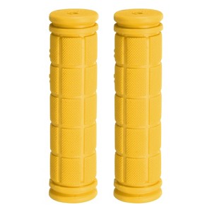 Unique Bargains Rubber Non-Slip Mushroom Bike Fit 7/8" Handlebar Grips 4.53" 1 Pair - 1 of 4