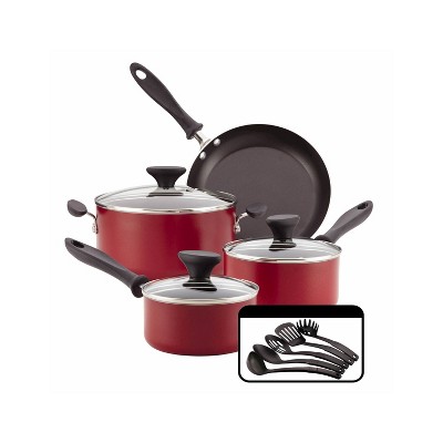 Farberware Reliance 15pc Aluminum Nonstick Cookware Set w/ Prestige Tools, Silver