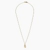 sanctuaire Dainty Oval Saint Medallion Necklace 14K Solid Gold - 3 of 3