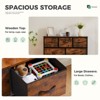 CAVINAS  7-Drawer Dresser with 2 Columns and 3 Rows,Modern Storage Cabinet Dresser for Bedroom or Entryway,Metal Frame,Rustic Brown - 4 of 4