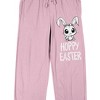 Happy Easter Women’s Cradle Pink Sleep Pajama Pants - 2 of 4