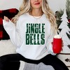 Jingle Bells Block Distressed - Women's Graphic Sweatshirt - 3 of 4