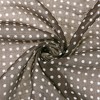 INSPIRE CHIC Women Polka Dots Cotton Linen Retro Solid Color Plain Square Neck Scarves 1Pc - 4 of 4