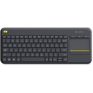 Logitech K400 Plus Touchpad Wireless Keyboard Black - USB Wireless