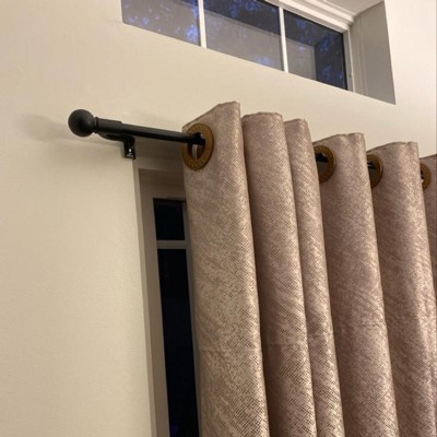 Curtain rod that extends from wall hot sale